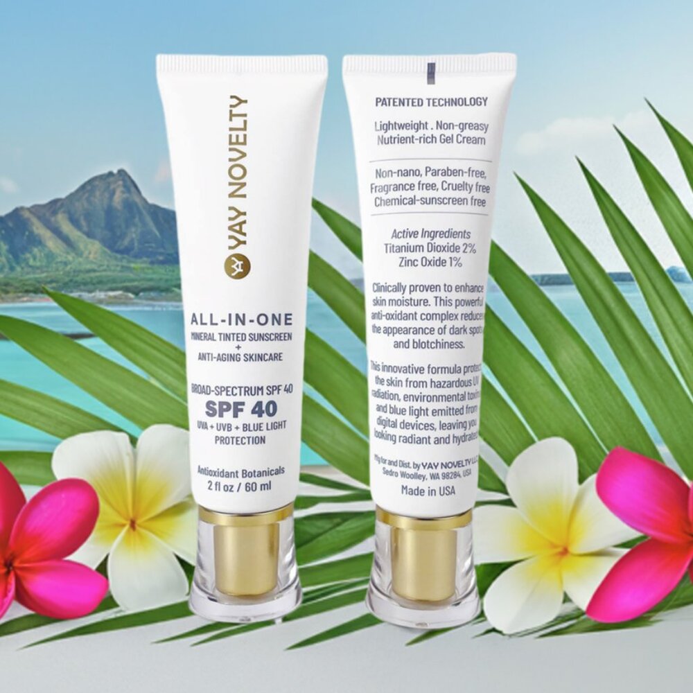 Glow-Protect: Your Innovative All-in-One Mineral Tinted Sunscreen Moisturizer!